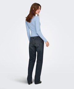 Dames longsleeve blauw