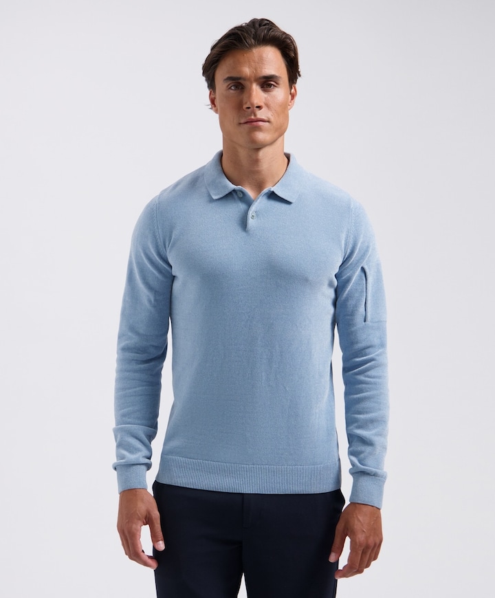 Heren trui blauw