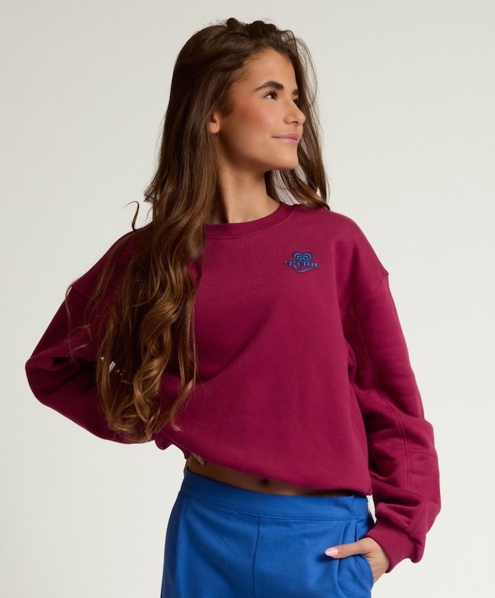 Meisjes sweater bordeaux
