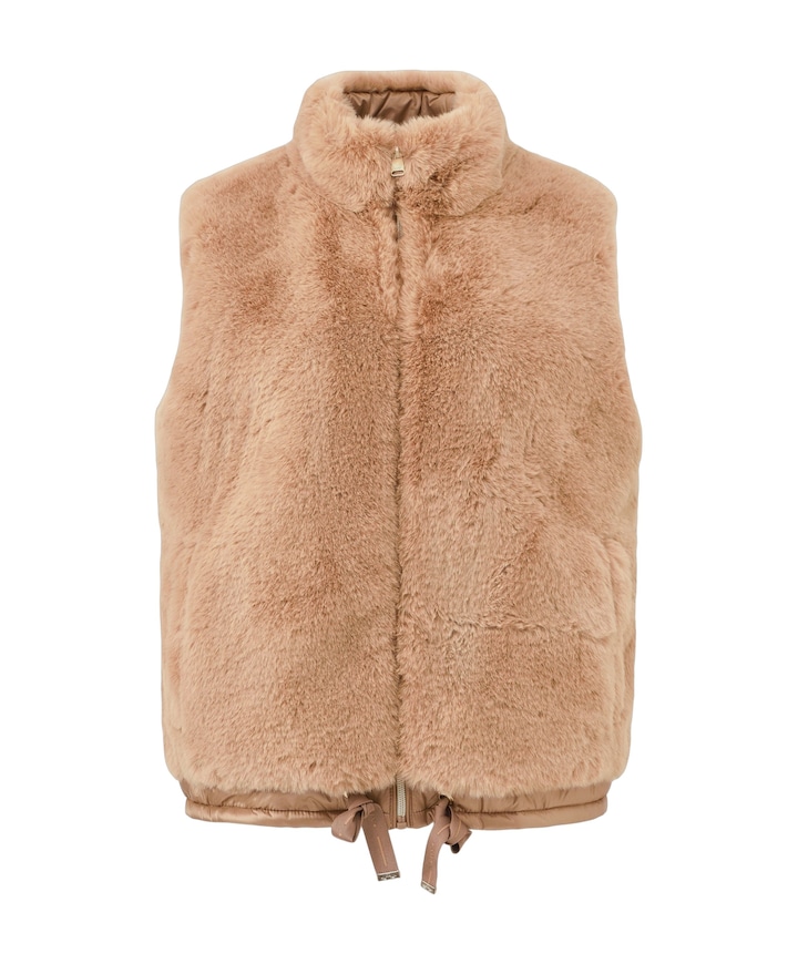 Dames bodywarmer beige