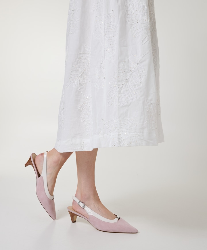 dames slingbacks roze