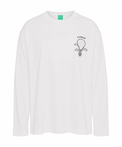 Heren longsleeve wit