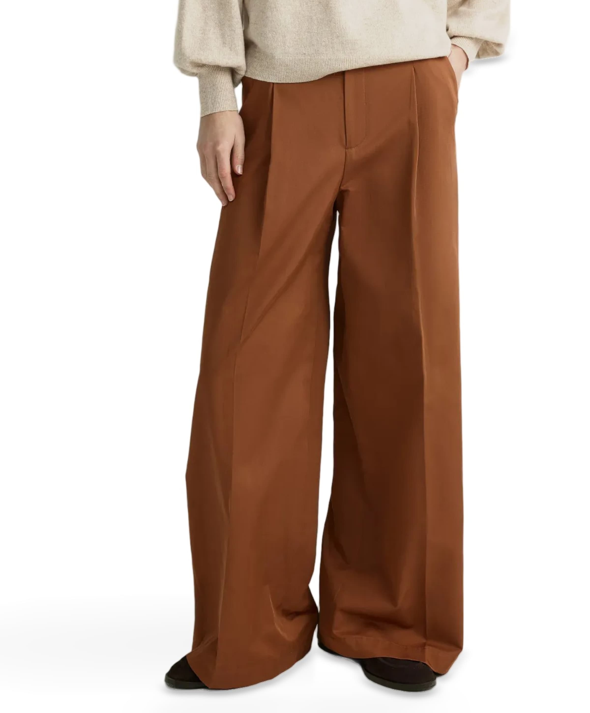 PAWELA dames pantalon bruin