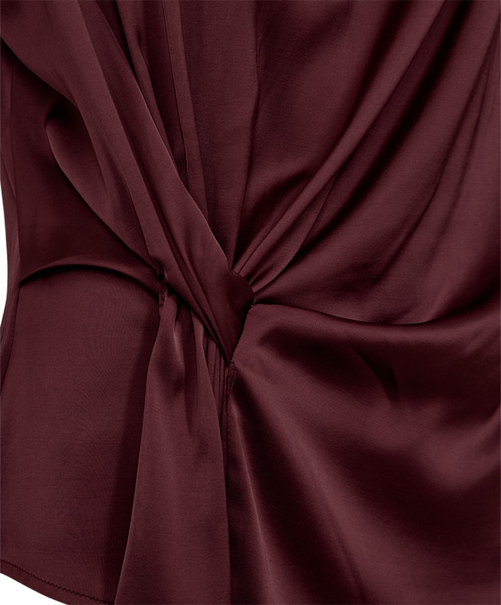 Dames blouse bordeaux