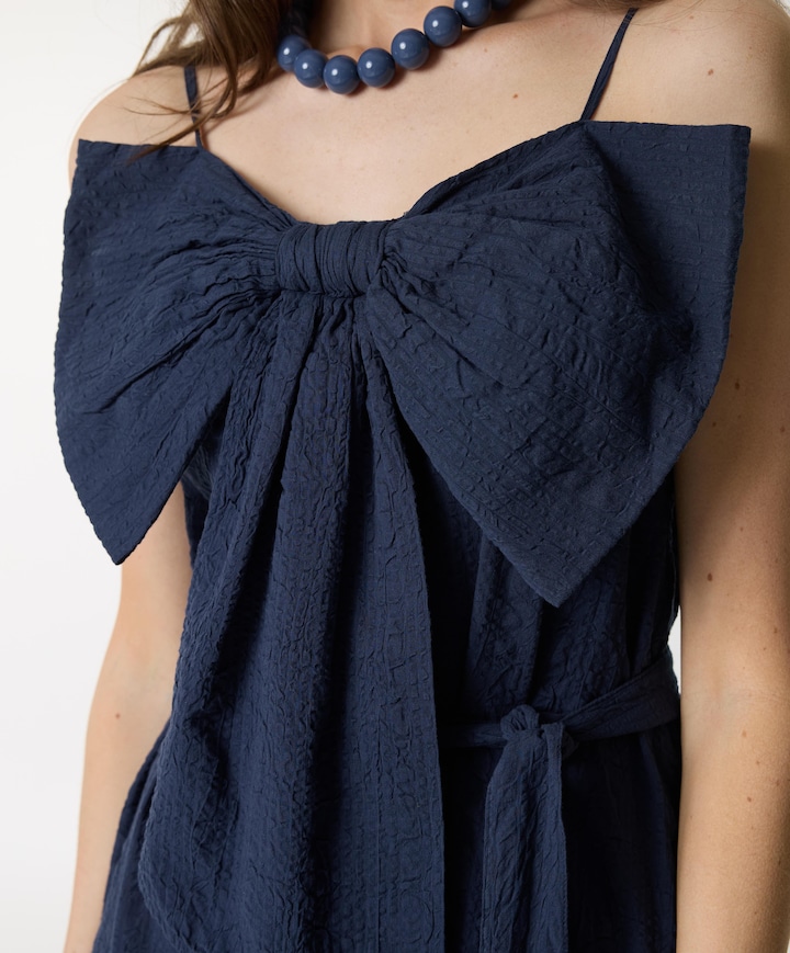 Dames jurk blauw