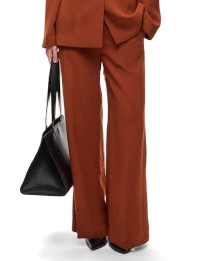 BriezIW Slit Pants dames broek bruin