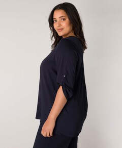 Dames blouse blauw