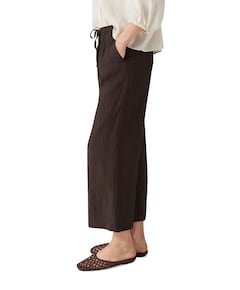 Marou crinkled dames broek bruin