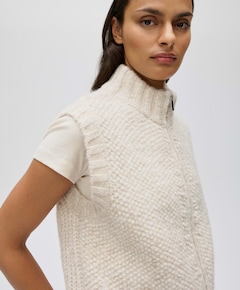 Dames gilet ecru