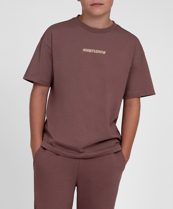 Jongens T-shirt bordeaux