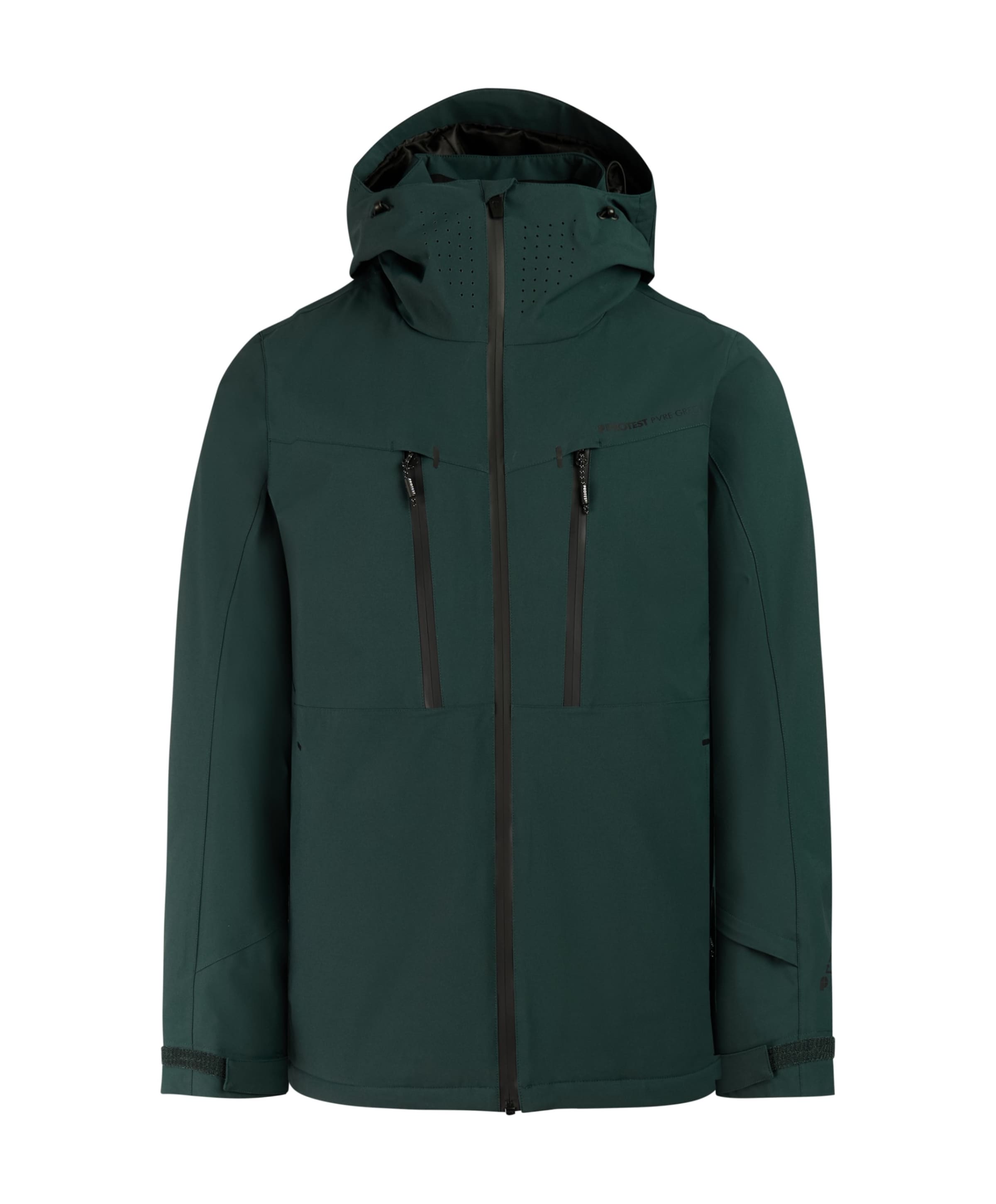 Heren ski-jas groen