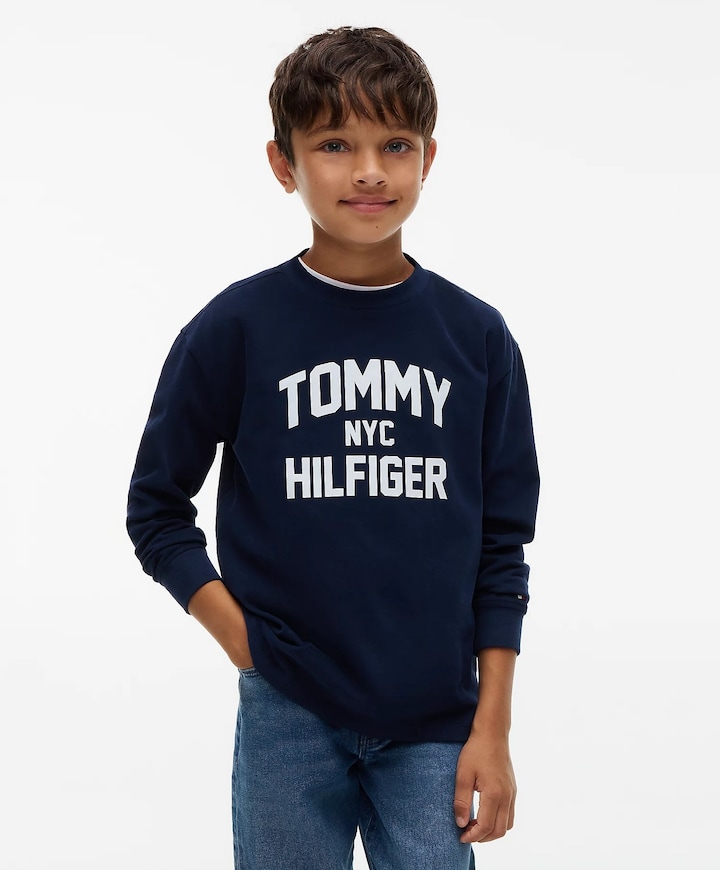 Jongens longsleeve blauw