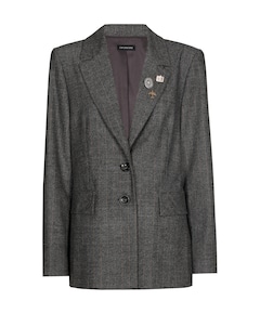 Dames blazer grijs