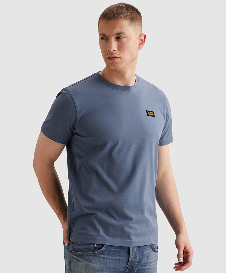 Heren t-shirt blauw