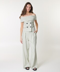 Dames gilet groen