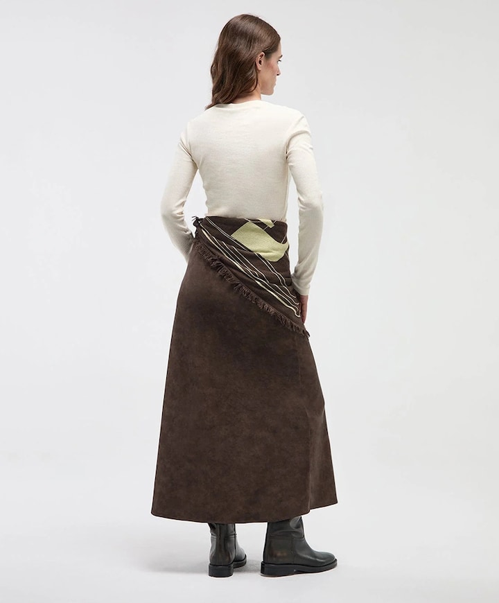 Dames longsleeve ecru