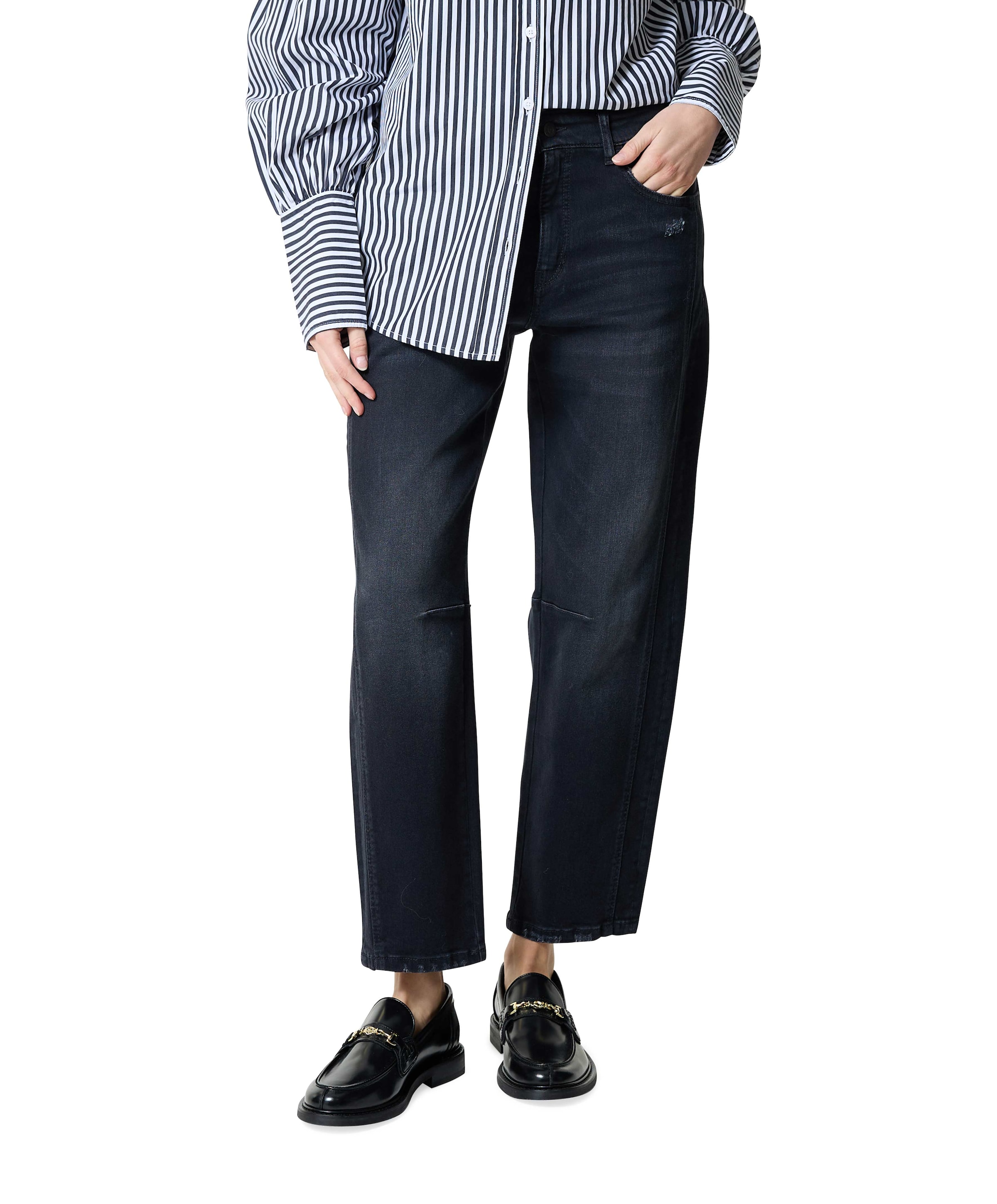 Elia dames jeans zwart