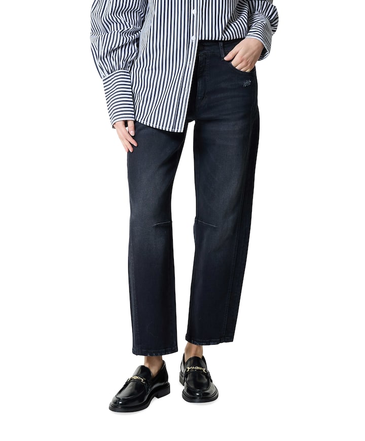 Elia dames jeans zwart