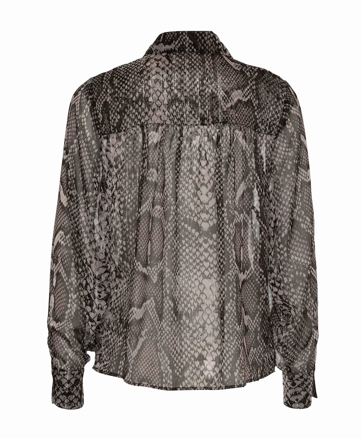 Dames blouse bruin