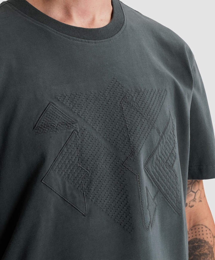 Heren T-shirt blauw