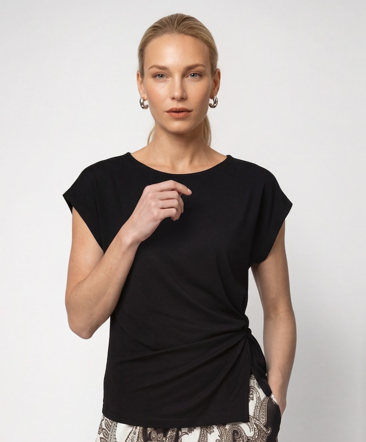 Dames T-shirt zwart