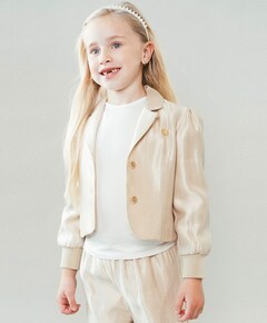 Meisjes t-shirt ecru