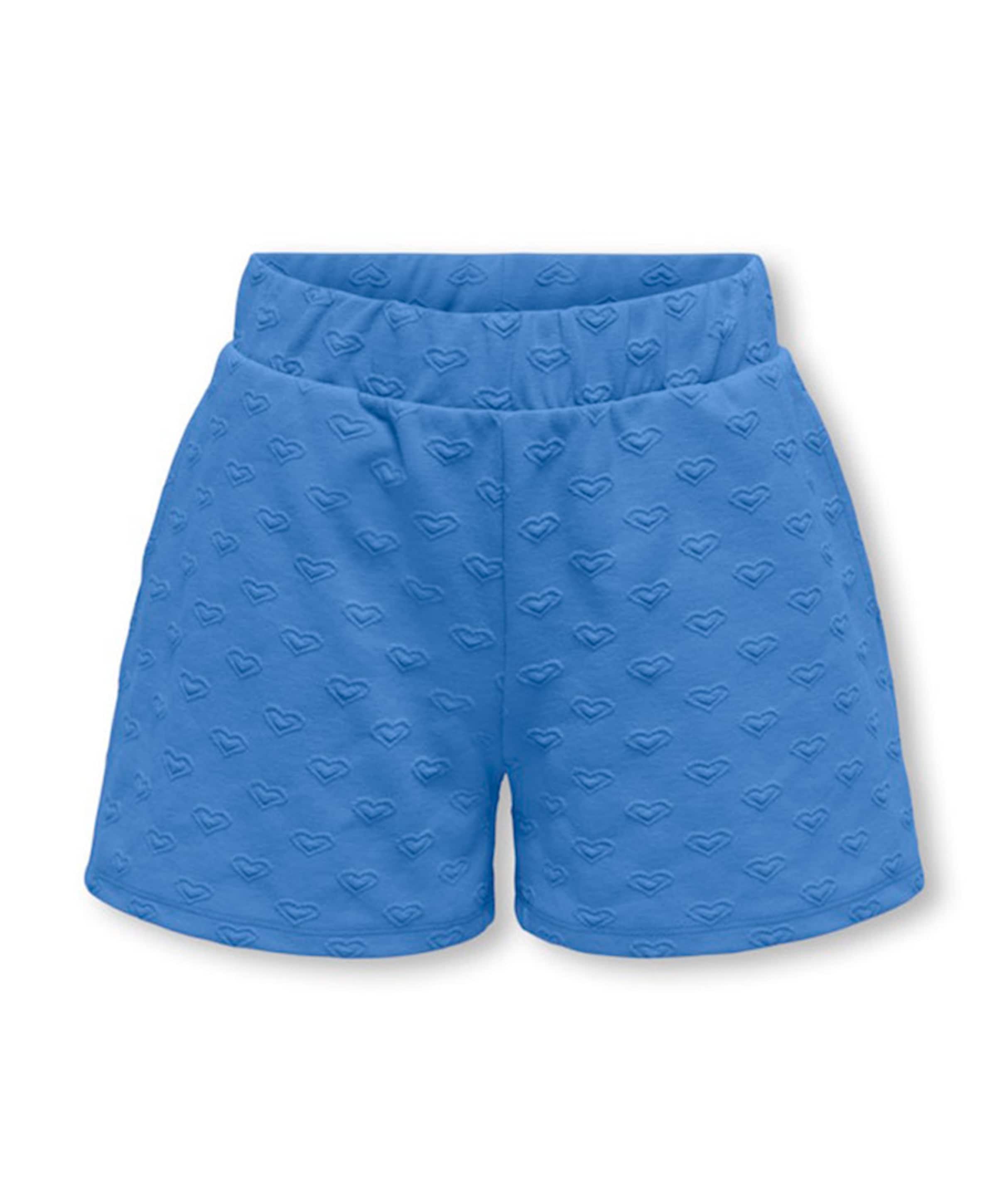 KOGSIMONE WIDE HEART SWT meisjes korte broek blauw