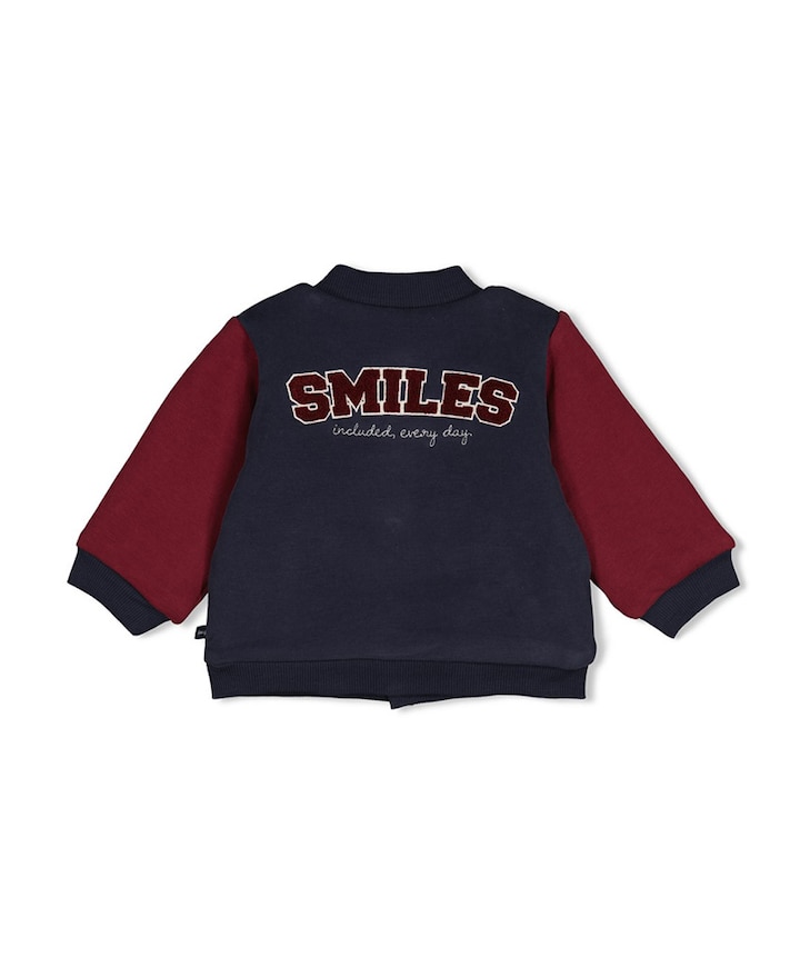 Jongens vest bordeaux