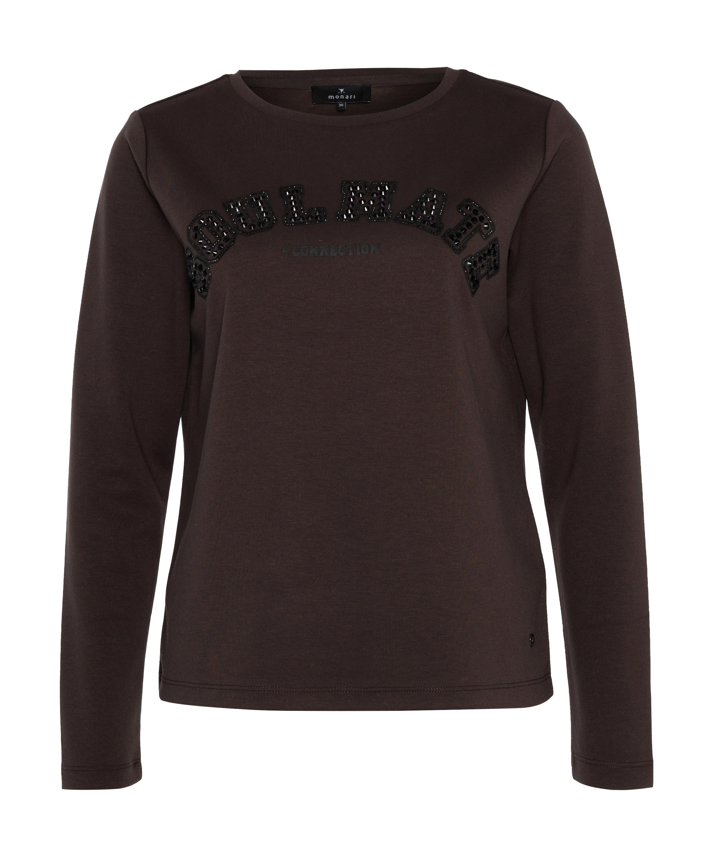 Dames longsleeve bruin