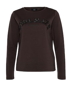 Dames longsleeve bruin