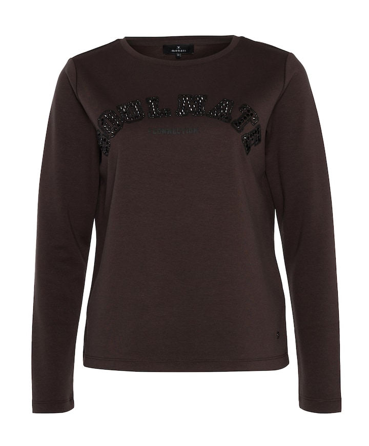 Dames longsleeve bruin