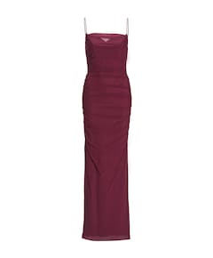 Dames jurk bordeaux