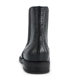 dames enkellaarzen zwart