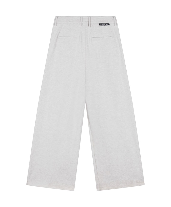PLEATED dames broek grijs