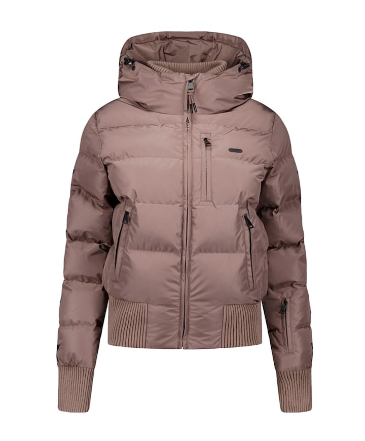 Dames ski-jas beige