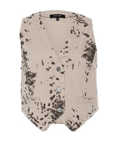 Dames gilet beige