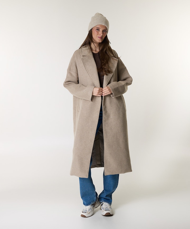 Dames jas beige