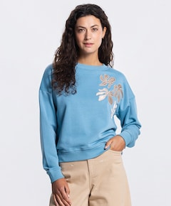 Dames sweater blauw