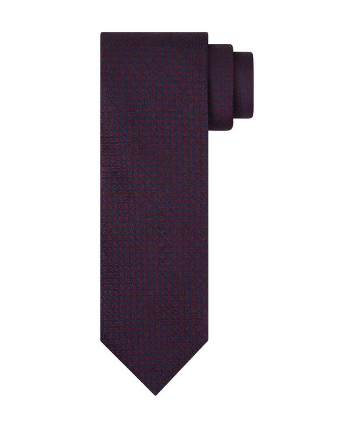 Heren stropdas bordeaux