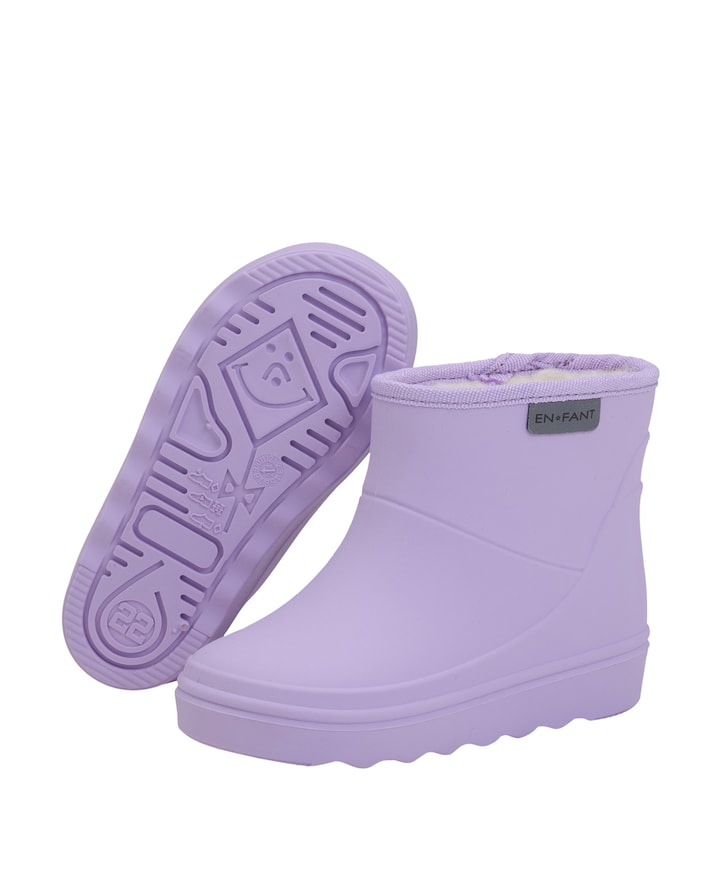 Thermo Boots Short regenlaarzen  paars