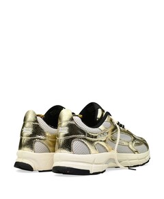 The Re-Run Cracked dames sneakers goud