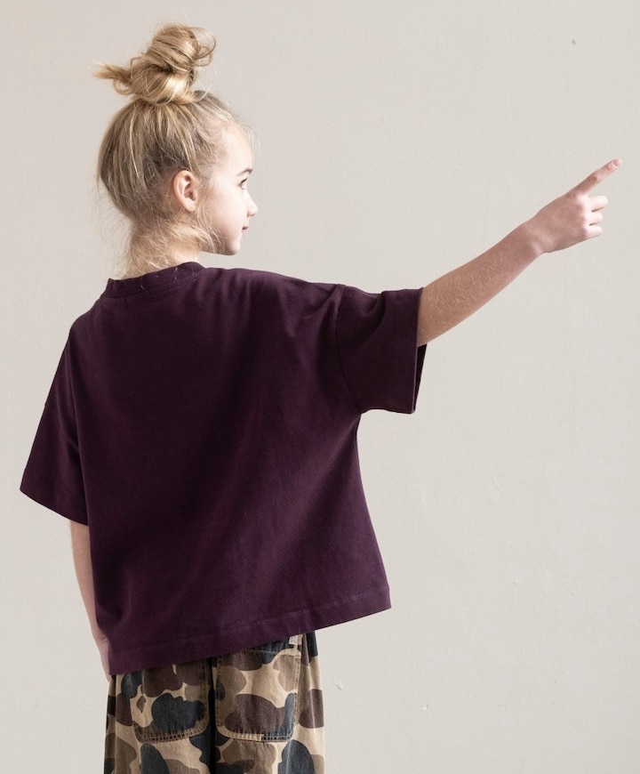 Meisjes T-shirt bordeaux