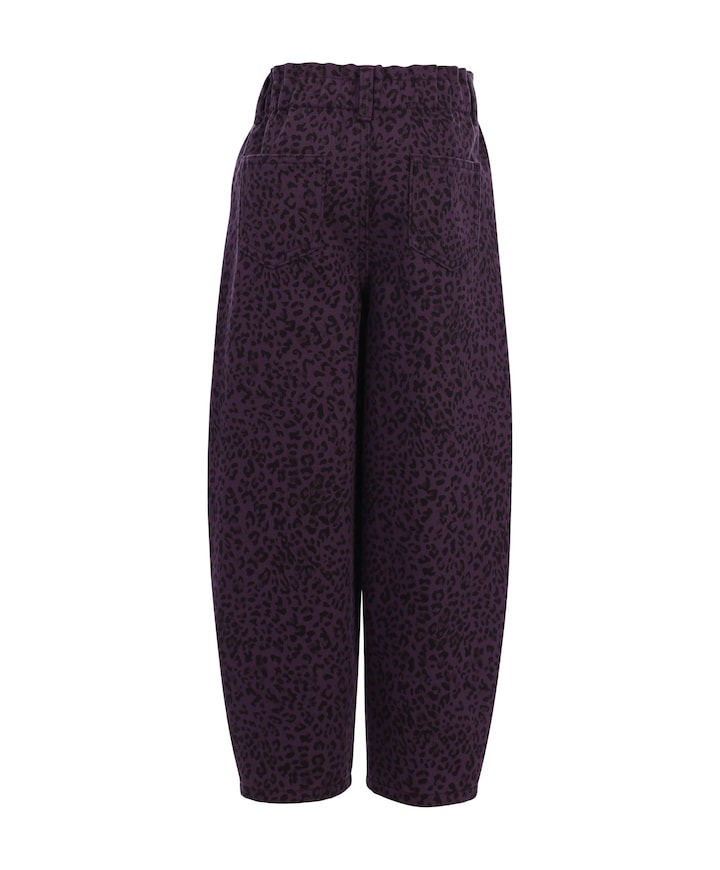 Little leopard meisjes jeans paars