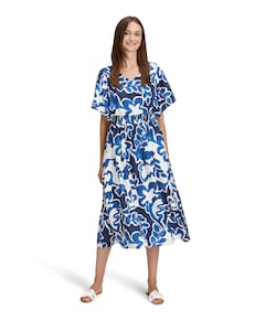 Dames jurk blauw