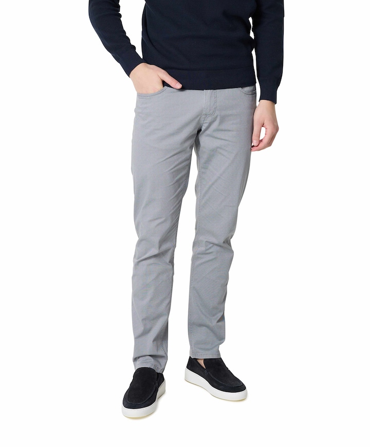 Hose 5-Pocket Modern Fit heren broek grijs