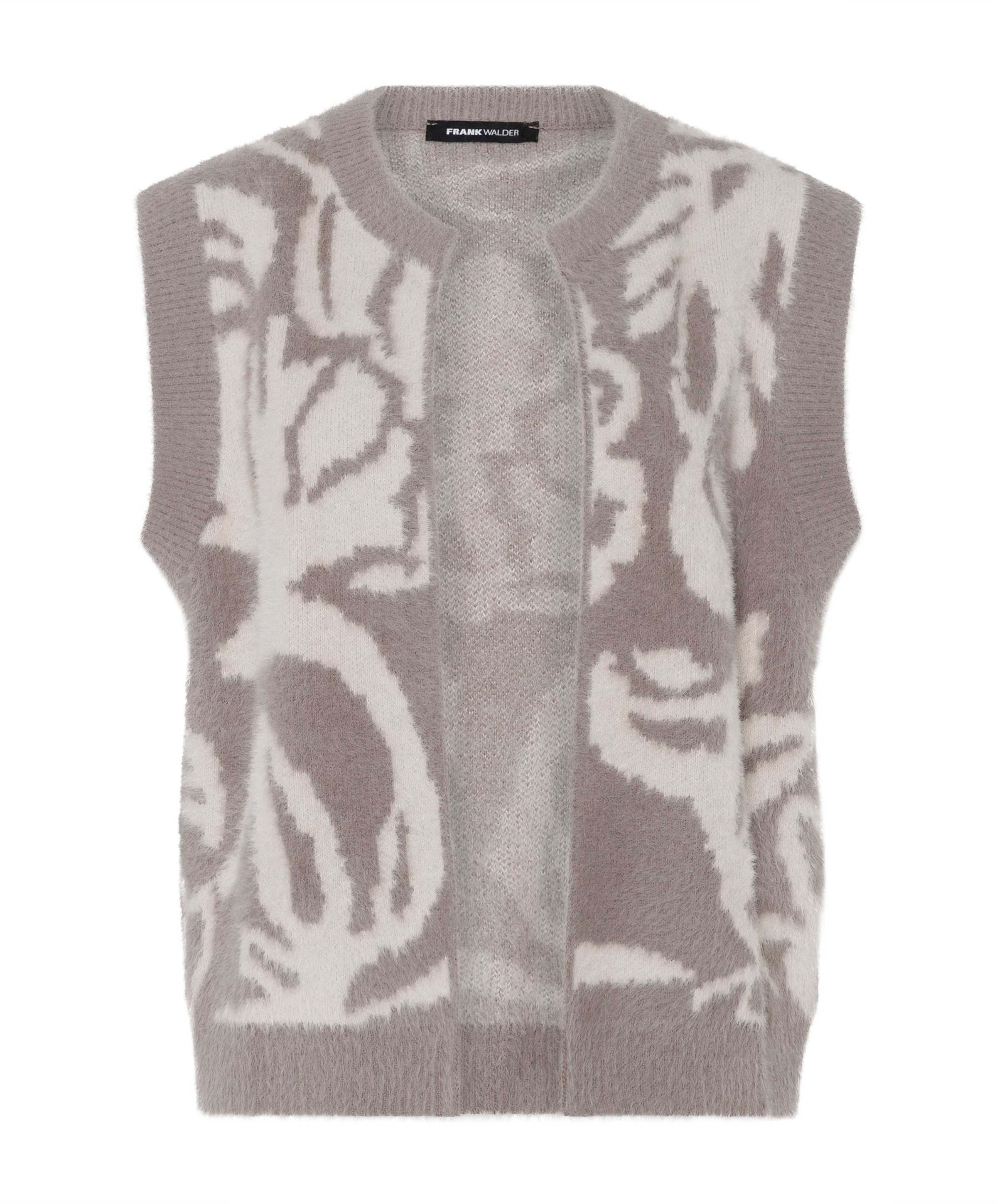 Dames gilet beige