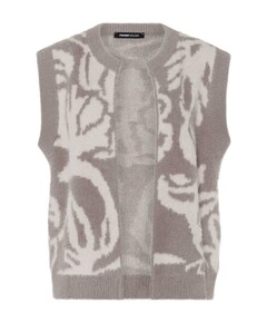 Dames gilet beige