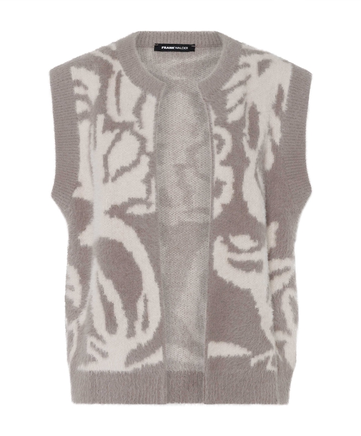 Dames gilet beige
