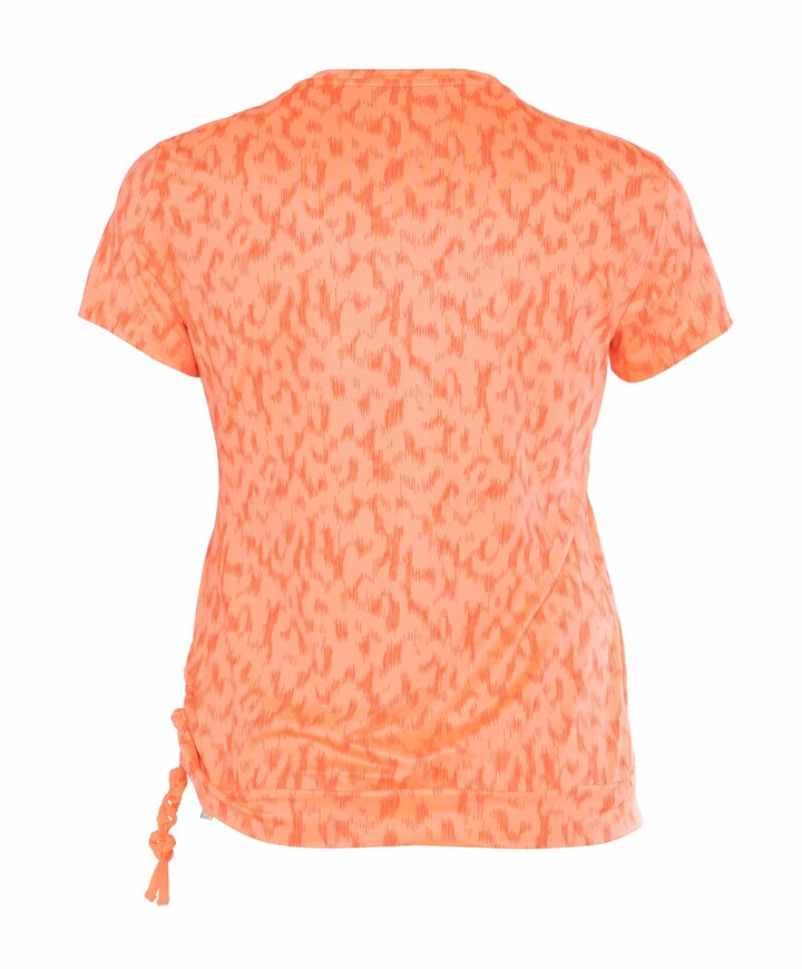 T-shirt plussize oranje
