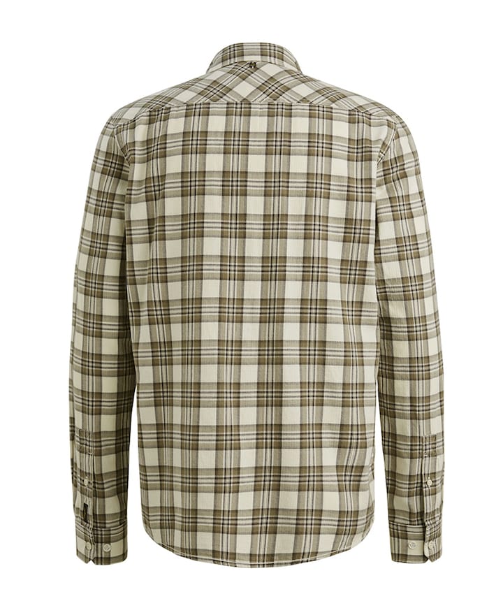 Heren overhemd lange mouw ecru